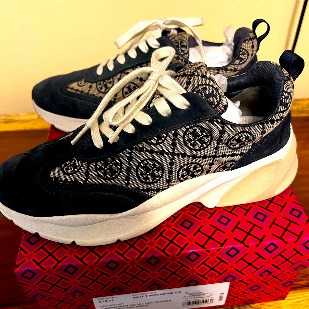 Tory Burch monogrammed sneaker